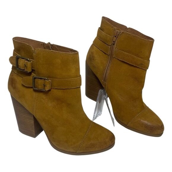 Lucky Brand Laureen Leather Ankle Boots Size 9 - Picture 1 of 16